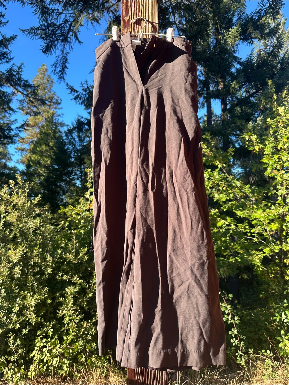 H&M Wide-Leg Brown Pants